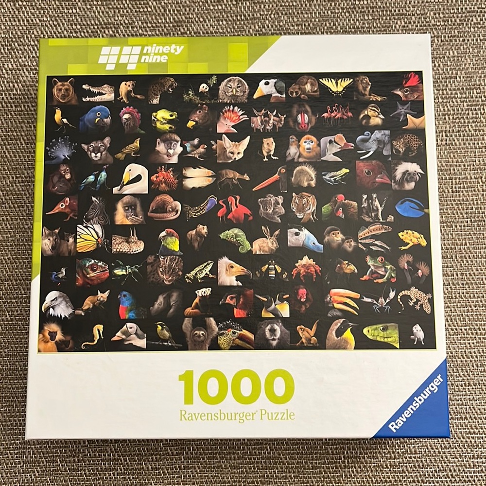 Ravensburger 1000 piece 99 animals puzzle